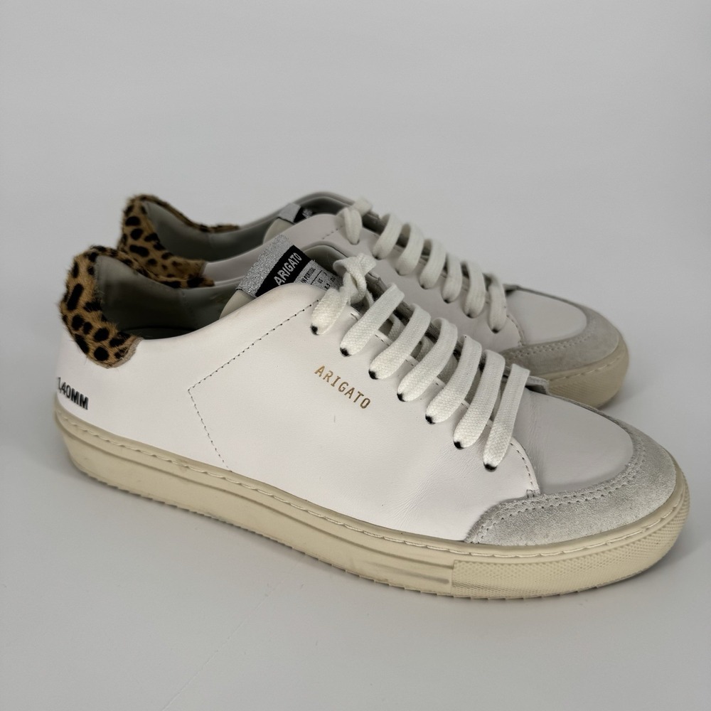 Axel Arigato Clean 90 Triple Animal Sneaker White Women's 8.5 US‎ EU 39 Casual